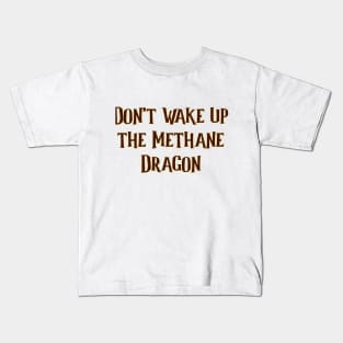 Methane Dragon Climate Change COP26 Glasow Kids T-Shirt